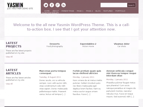 WordPress無料テーマ:Yasmin