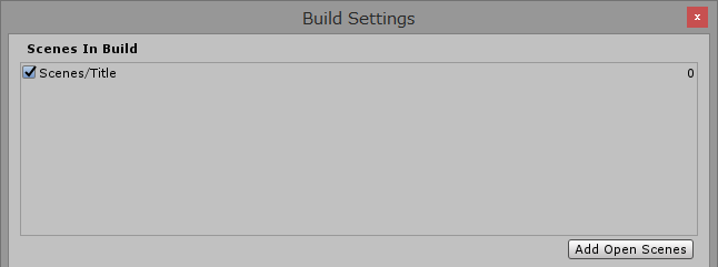 Build Settings